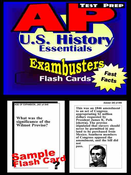 Title details for AP US History Test—Exambusters Flashcards by AP Exambusters - Available